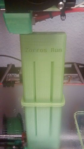 Darts case (Zorros Run) 155 mm 3D Print 34754