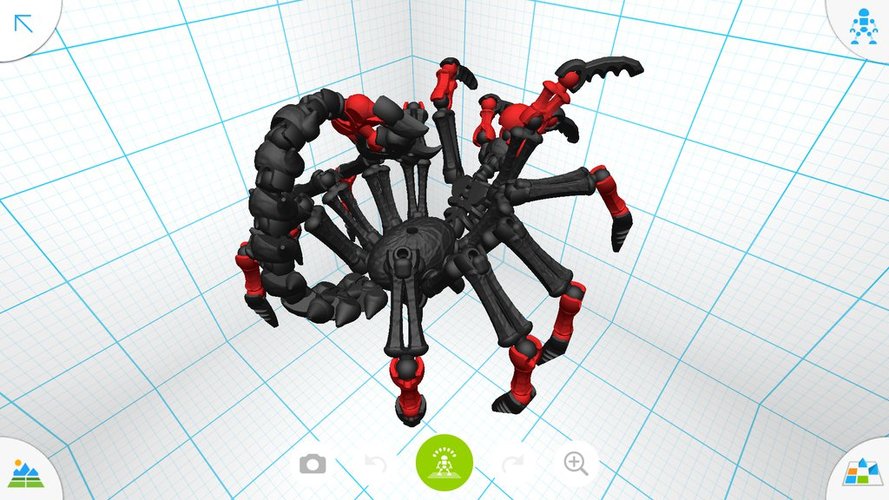 Scorpion Demon - Tinkerplay Toy 03 3D Print 34767