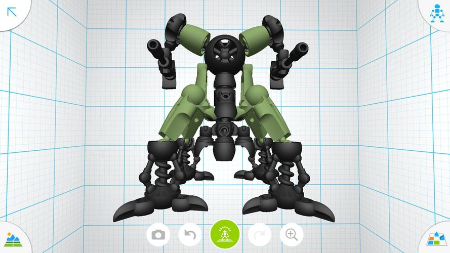 Mecha Sentinel - Tinkerplay Toy 02 3D Print 34772