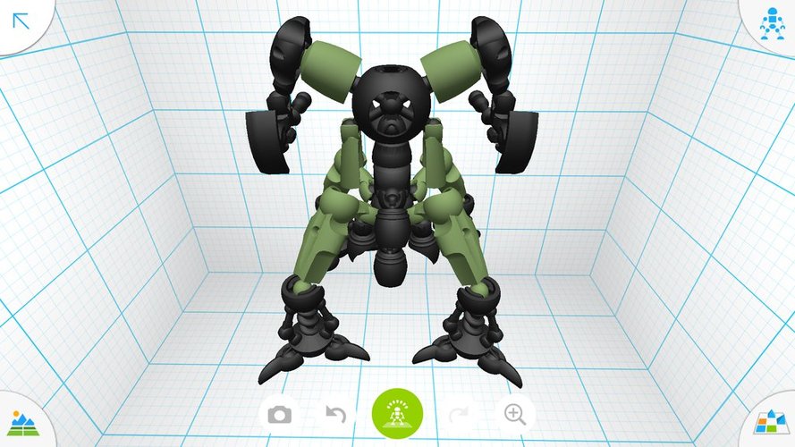 Mecha Sentinel - Tinkerplay Toy 02 3D Print 34773
