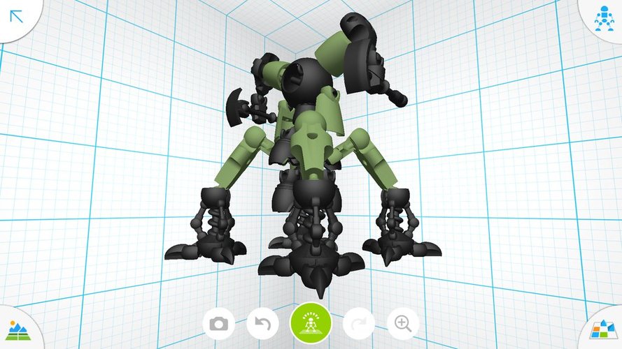 Mecha Sentinel - Tinkerplay Toy 02 3D Print 34774