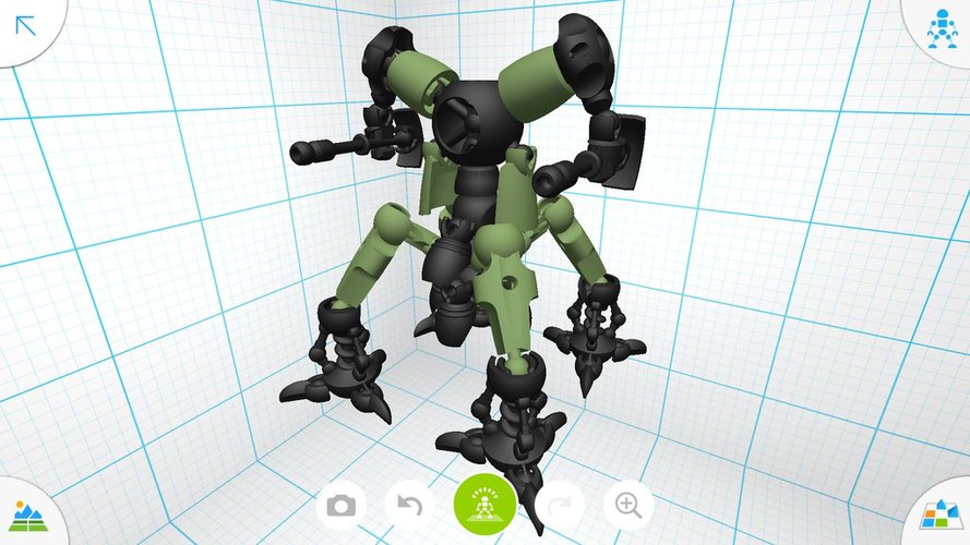 Mecha Sentinel - Tinkerplay Toy 02 3D Print 34776