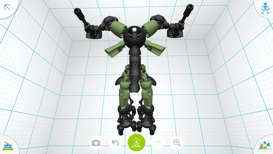 Mecha Sentinel - Tinkerplay Toy 02 3D Print 34777