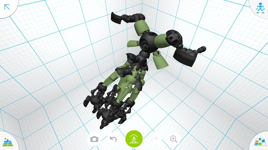 Mecha Sentinel - Tinkerplay Toy 02 3D Print 34779