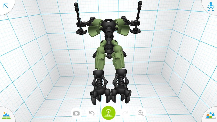 Mecha Sentinel - Tinkerplay Toy 02 3D Print 34780