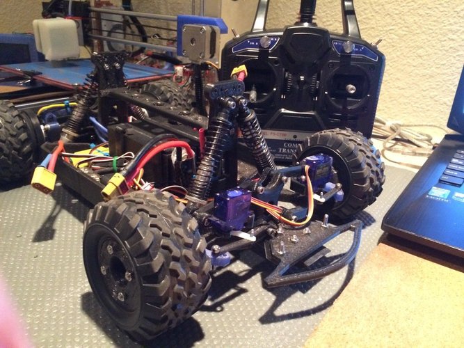Fully 3D Printable RC Vehicle (Improved from previously posted)  3D Print 34810