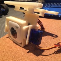 Small DJI Pantom FC40 Camera Gimbal  3D Printing 34819
