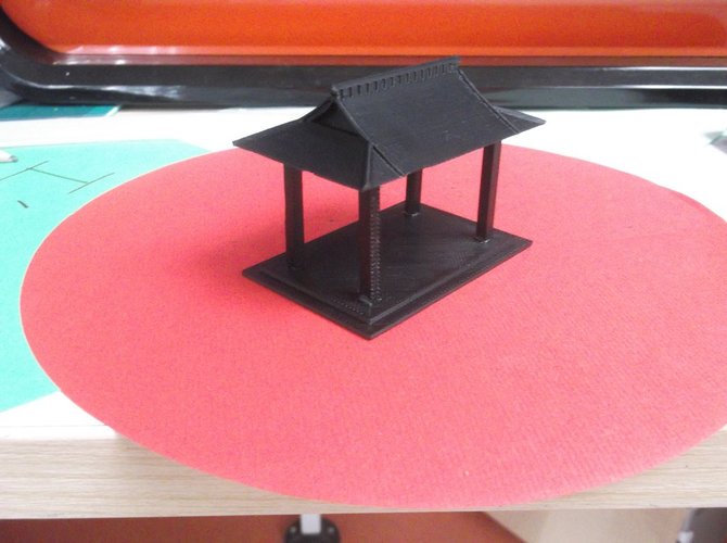 Bird table feeder Japanese inspired 3D Print 34868