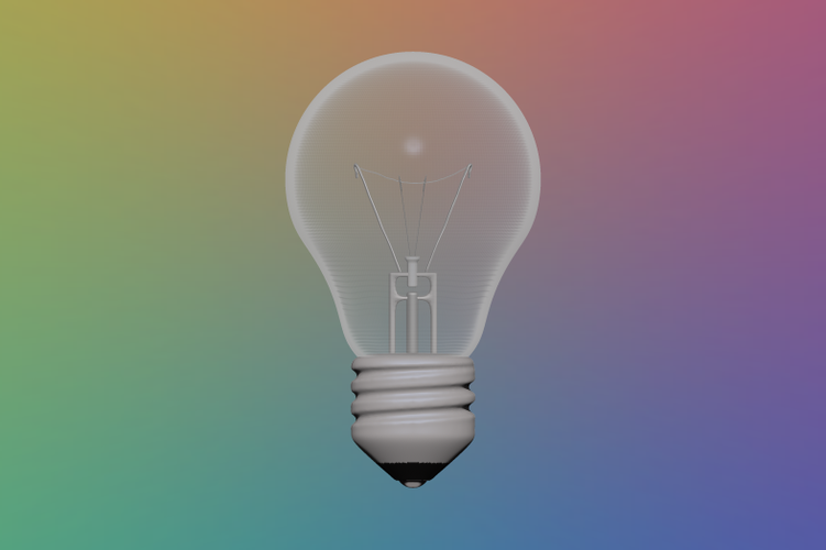 Light bulb - 3D Model 3D Print 348718