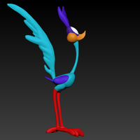 Road Runner - 3D Model - Thumbnail 2