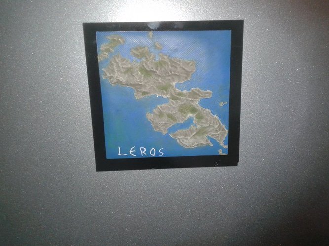 Leros Greek Island 3D Print 34884