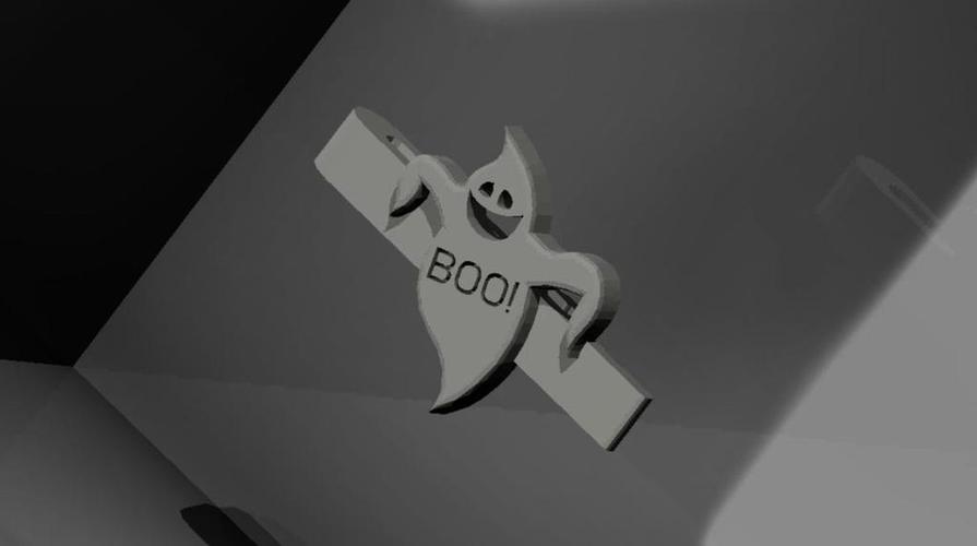 Ghost Tieclip 3D Print 34900