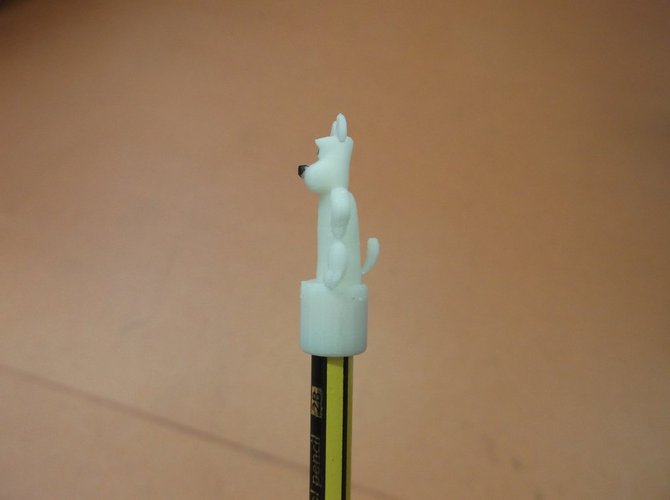 Popular Cartoon/Plasticine dog Pencil topper 3D Print 34908