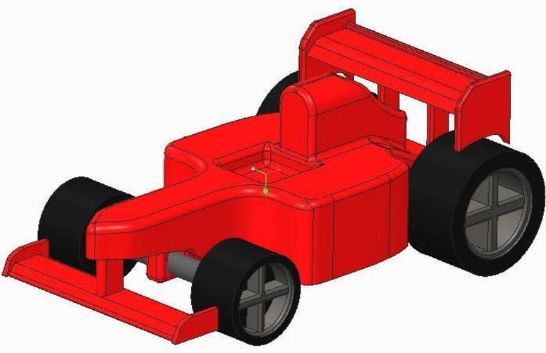 F1 Type car 3D Print 34913