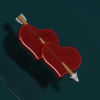 2 Hearts pendant - Thumbnail 3