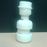 #MakerBotOrnaments ,Snowy the springy snowman - Thumbnail 6