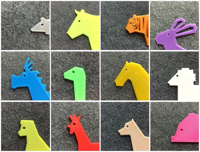 3D Printed Simple Animals 13 Chinese zodiac by Eunny Pinshape