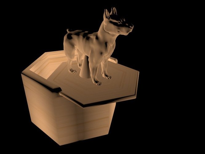 Dog's Pill Box 3D Print 35145
