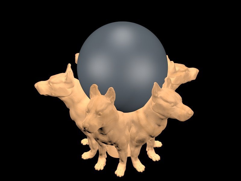 Your BEST FRIEND ball pedestal
