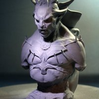Small Skyrim: Dawnguard Vampire Lord 3D Printing 35158