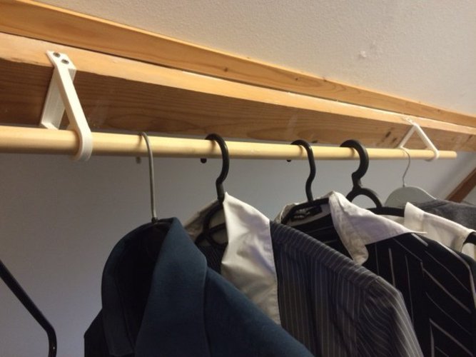 clothes hanger connection to girder 3D Print 35247