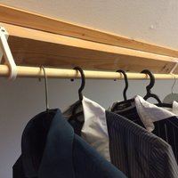 Small clothes hanger connection to girder 3D Printing 35247