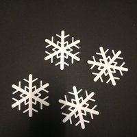 Small snowflake 3D Printing 35254