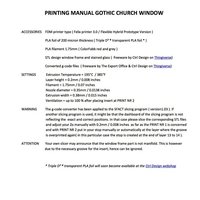 Gothic Church Window  final model - Thumbnail 2