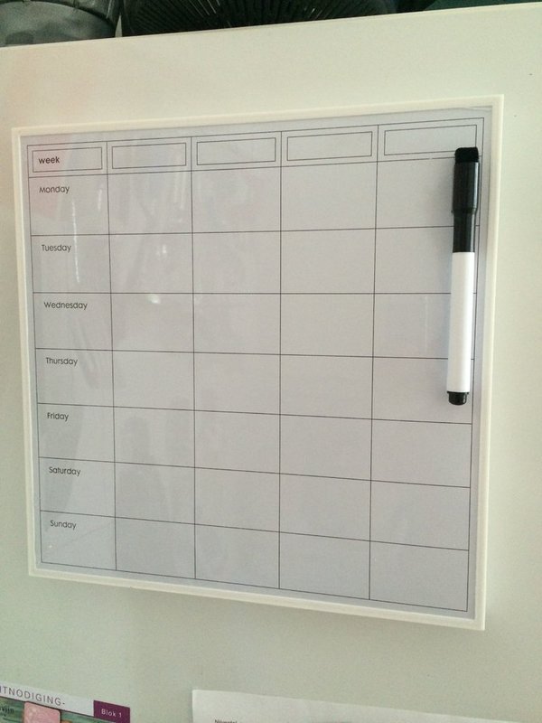 weekly planner