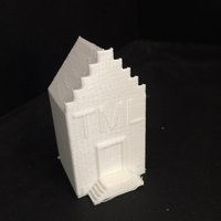 Small basic grachtenpand 3D Printing 35288