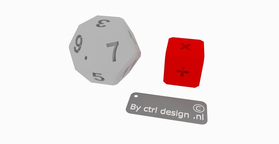  math practice dice 3D Print 35299