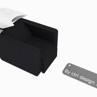 Small barber backwash 3D Printing 35314