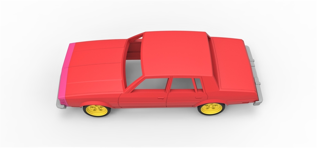 Diecast Oldsmobile Cutlass 1983 Scale 1:43 3D Print 353151