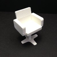 hairdresser chair - Thumbnail 2