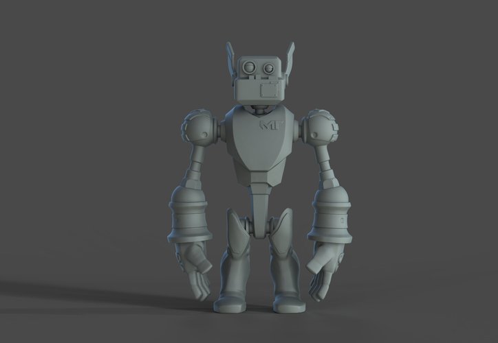 Super deformed bot 3D Print 35336