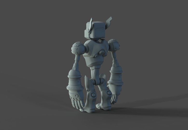 Super deformed bot 3D Print 35338