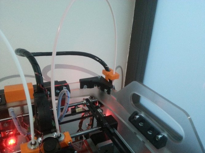 K8400 Ptfe & electrics support 3D Print 35352