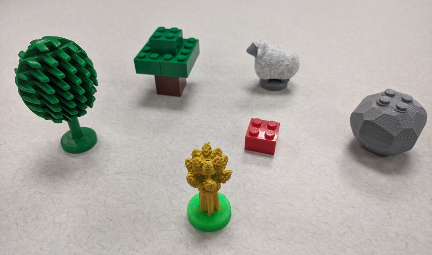 Lego-style Settlers of Catan 3D Print 353541