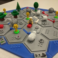 Small Lego-style Settlers of Catan 3D Printing 353549