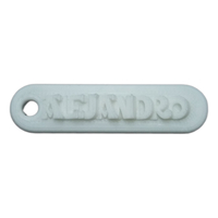 ALEJANDRO Personalized keychain embossed letters - Thumbnail 3