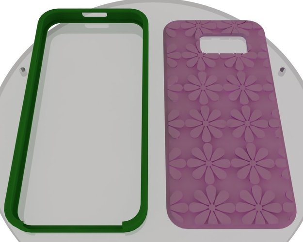 Customizable cover for Samsung S6  -  Print it Wear it! 3D Print 35403