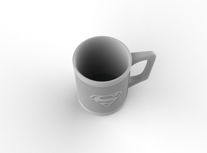 Superman mug 3D Print 354031