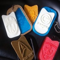 Small Customizable tags  for use it wherever you want print it - wear  3D Printing 35409