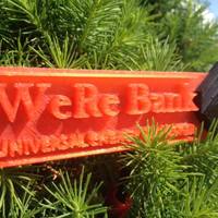 Small WeRe Bank logo 3D Printing 35418