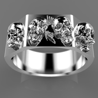 Skull ring - Thumbnail 1
