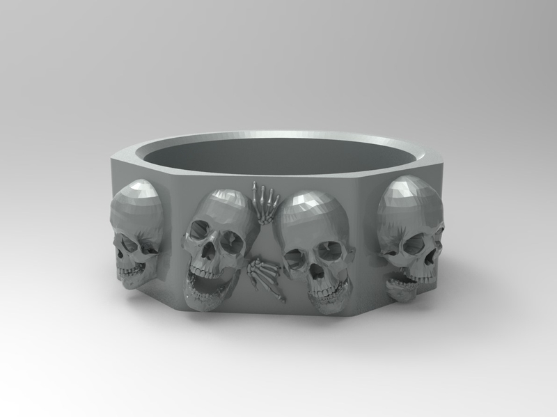 Skull ring