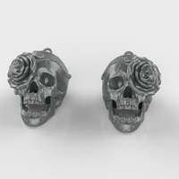 Skull earrings - Thumbnail 1