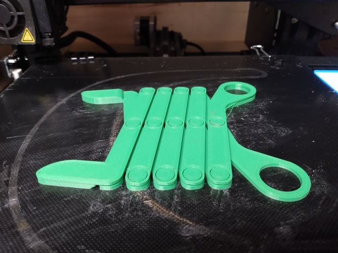 Accordion Grabber Claw (Print-In-Place) 3D Print 354369