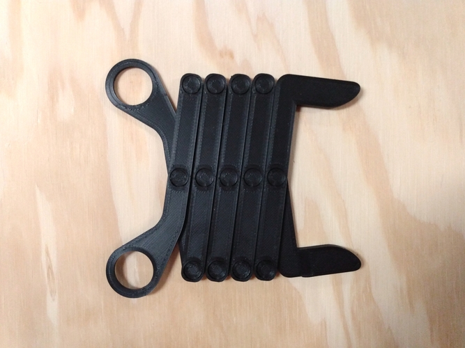 Accordion Grabber Claw (Print-In-Place) 3D Print 354370