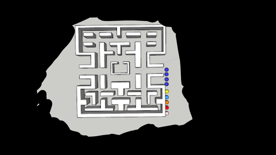 PAC-Man Maze and characters